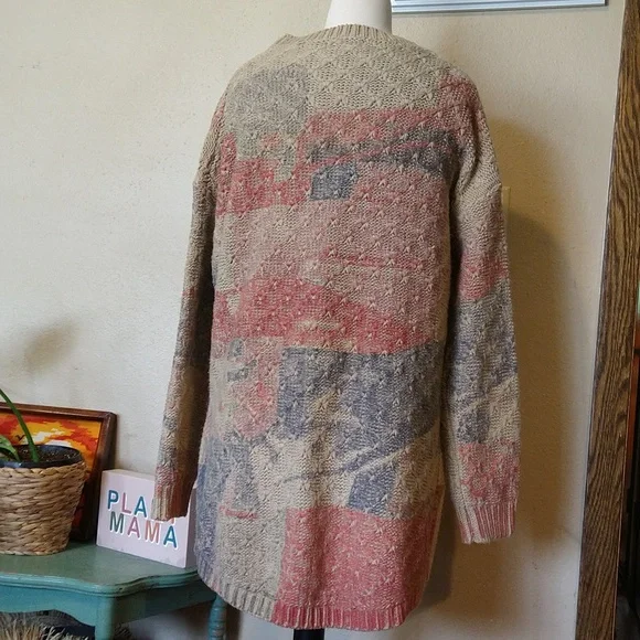 Zoria Painted Knit Sweater - Picture 4 of 6